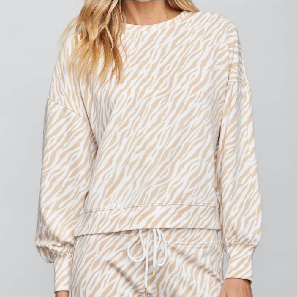 SUNDAYS AMARA PULLOVER ZEBRA PRINT